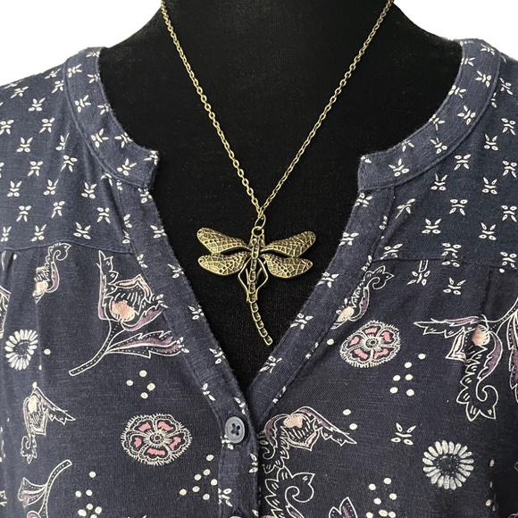 🦋NIB 🌸3/$25 Dragonfly Pendant + chain | 20" - Picture 9 of 13